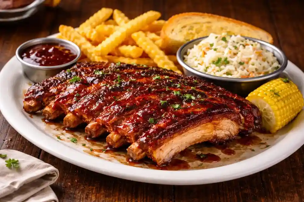 Half Slab of Ribs Dinner